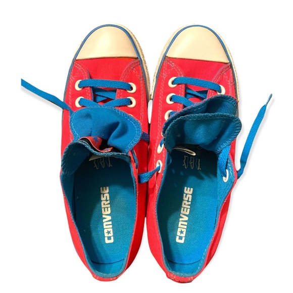 Converse All Star Double Tongue Neon Pink size 7 women’s/5 Men’s - Picture 3 of 6